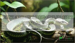 healthy snake eating habits