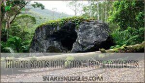 hiding spots in natural environments