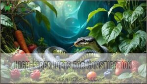high-fiber diets for constipation