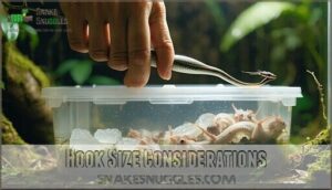 hook size considerations