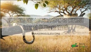 how long can a ball python go without eating