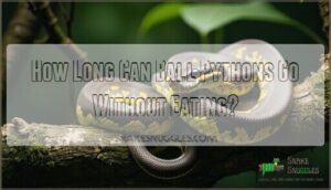 how long can ball pythons go without eating
