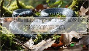 how many times a year do milk snakes lay eggs