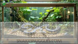 how to choose a ball python breeder