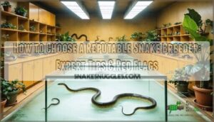 how to choose a reputable snake breeder