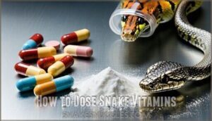 how to dose snake vitamins