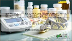 how to dose snake vitamins for optimal health