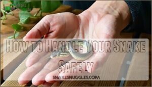 how to handle your snake safely
