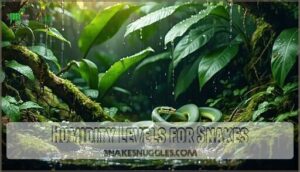 humidity levels for snakes