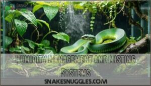 humidity management and misting systems