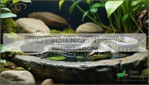 hydration and water bowls