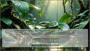hydration through food and environment