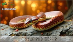 hypomelanistic morphs