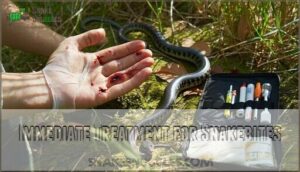 immediate treatment for snakebites