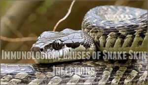 immunological causes of snake skin infections