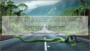 impact of habitat loss on south american snakes