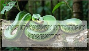 impact of snake skin infections on conservation