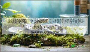 impacted snake signs and remedies