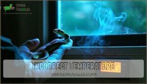 incorrect temperature