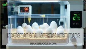 incubation and hatching conditions