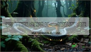 incubation period and mortality rate