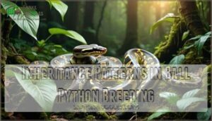 inheritance patterns in ball python breeding