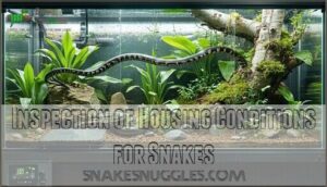 inspection of housing conditions for snakes