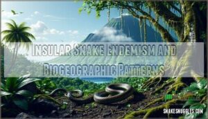 insular snake endemism and biogeographic patterns