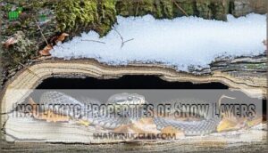 insulating properties of snow layers