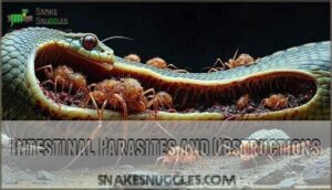 intestinal parasites and obstructions