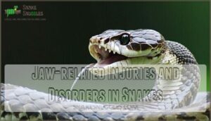 jaw-related injuries and disorders in snakes