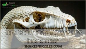 kinetic skull: how snake jaws move independently
