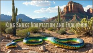 king snake adaptation and evolution