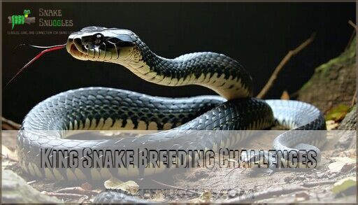 Illustration of Breeding King Snakes For Research