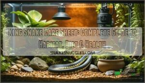 king snake care sheet overview
