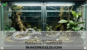 legal considerations for venomous snake enclosures legal considerations for venomous snake enclosures