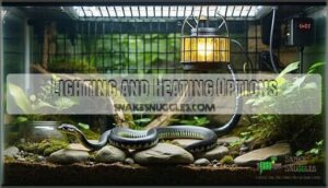 lighting and heating options