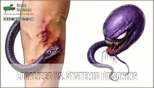 localized vs. systemic poisoning