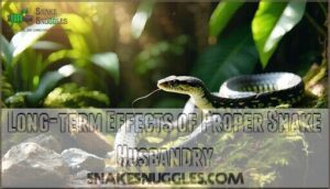 long-term effects of proper snake husbandry