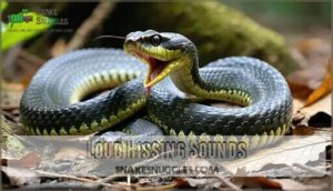 loud hissing sounds