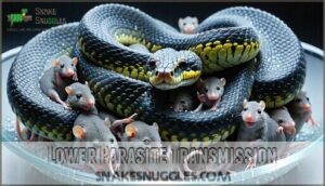 lower parasite transmission