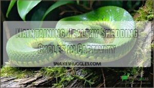 maintaining healthy shedding cycles in captivity