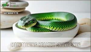 maintaining healthy snake skin