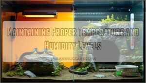 maintaining proper temperature and humidity levels
