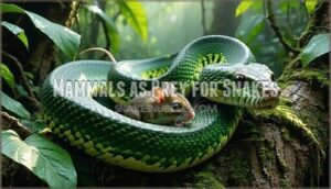 mammals as prey for snakes