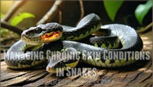 managing chronic skin conditions in snakes