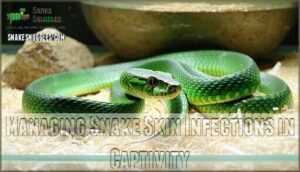 managing snake skin infections in captivity