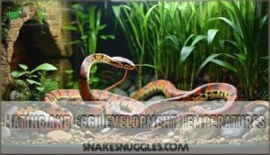 mating and egg development temperatures