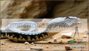 matrix expansion and caudal shift