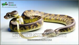 measuring snake body width